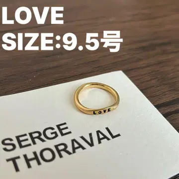SERGE THORAVAL love 골드링
