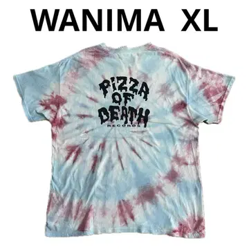 WANIMA XL 타이다이 티셔츠 pizza of death