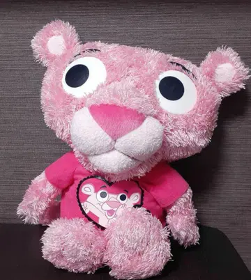 핑크 팬서 봉제 인형 약 30cm