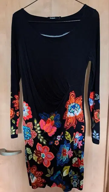 Desigual 꽃무늬 긴팔 원피스 M