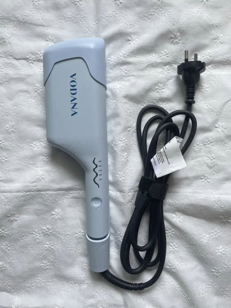 (New Product) Vodana Glamwave Curling Iron Creamy Blue [40mm]