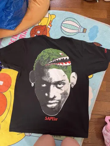 SAPEuR 티셔츠 블랙 L 사이즈