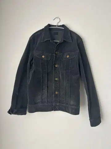 블랙 코듀로이 자켓