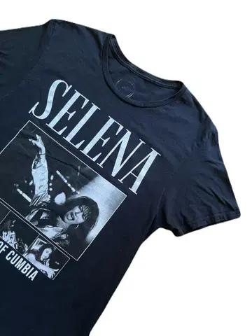 구제 의류 SELENA 셀레나 티셔츠 밴딩 투어 빈티지 페이드