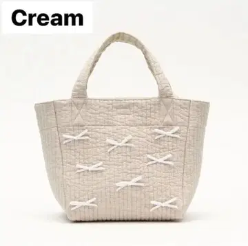 지프소피아 gypsohila Town Bag 크림 토트백