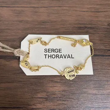 SERGE THORAVAL 자연계의 기본 요소 골드 목걸이