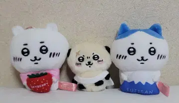치이카와 (먼작귀) 마스코트 봉제 인형 3개 세트