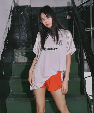 아크렌트 넘버 로고 루즈 유니폼 T 화이트 15번