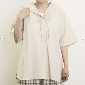 사만사 모스모스 세일러 카라 블라우스 아이보리