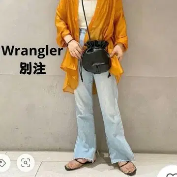 랭글러 별주 카스타네 스트레이트 슬릿 데님 니코앤드 빔즈 보이