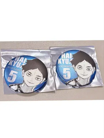 하이큐 팬 파크 데 컬렉션 캔뱃지 아카아시 케이지 2개 세트