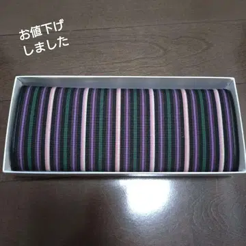오구라 오리 안경 케이스 줄무늬 오구라 줄무늬 안경 케이스