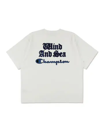 Champion Wind And Sea 티셔츠 화이트