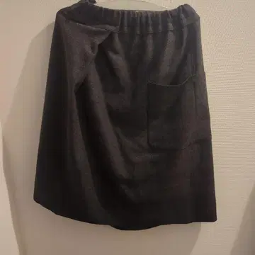 힘카시 고급 울 스커트