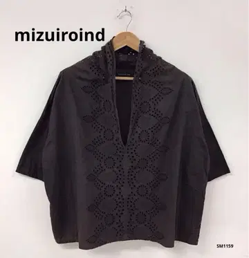 mizuiroind 미즈이로 인드 컷워크 레이스 자수 블라우스