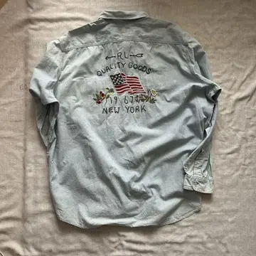 랄프 로렌(RALPH LAUREN) 자수 셔츠