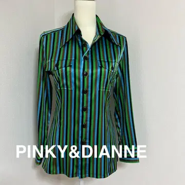 PINKY&DIANNE 스트라이프 긴팔 셔츠 M