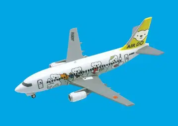 일본의 에어라인 AIR DO 보잉 737-500 에프토이즈