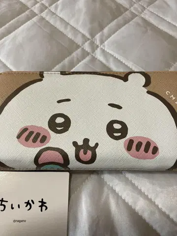 치이카와 (먼작귀) 장지갑 베이지