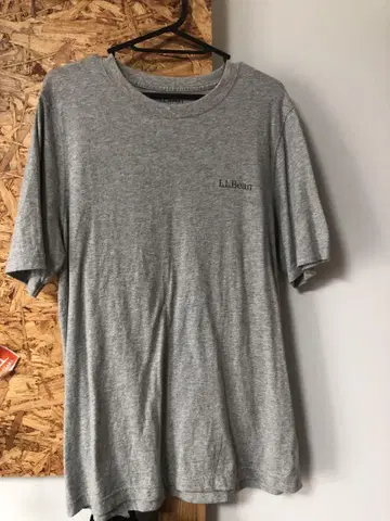 llbean 그레이 티셔츠