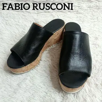 FABIO RUSCONI 파비오 루스코니 통굽 코르크 밑창 샌들