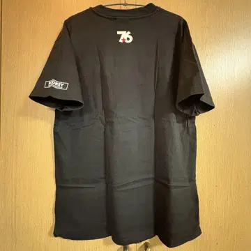 초레어! WHIZ 전신 루키 76 프린트 포켓 티셔츠 블랙 L