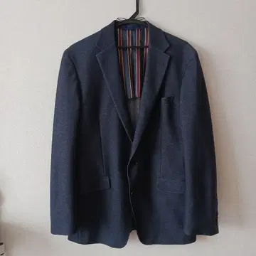 남성용 네이비 데님 자켓 인디고 2XL