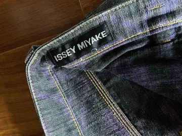 ISSEY MIYAKE MEN 블랙 데님