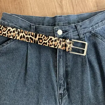[USED] 레오파드 무늬 벨트