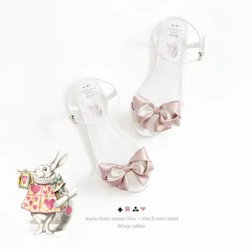 mayla classic 마이라 샌들 앨리스 화이트 토끼 미사용 새상품