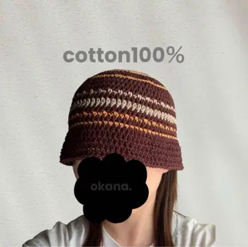 brown33 크러셔 모자 크로셰 모자 버킷 모자 비니
