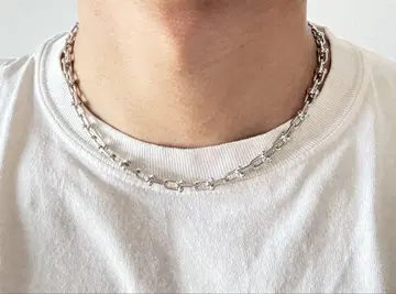 체인 목걸이 실버 하드웨어