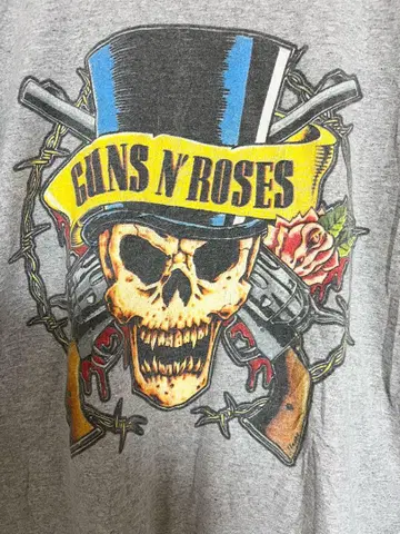 90,s Guns N' Roses 건즈 티셔츠 7부 소매 빈티지 XL