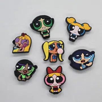 파워퍼프 걸스 지비츠 7개 세트