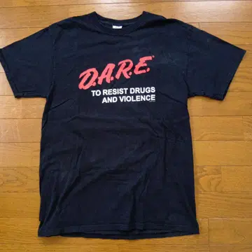 인기 D.A.R.E 티셔츠 구제 의류 아메카지