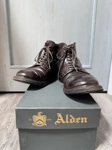 ALDEN 빔즈 플러스 별주 Munson Boots Cordvan