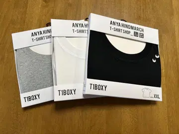 유니클로 ANYA HINDMARCH T1BOXY/박스 티셔츠