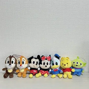 디즈니 봉제 인형 7종 세트