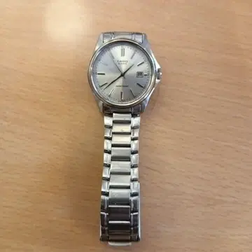 CASIO 쿼츠 손목시계 실버