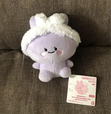 아사미미짱 가방에 붙일 수 있는 봉제 인형, 욕실에서 릴랙스