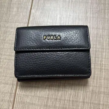 FURLA 지갑 블랙 3단 폴더형