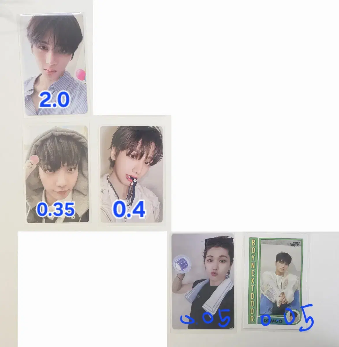 Boynextdoor poca wts sungho riwoo jaehyun taesan han woonhak