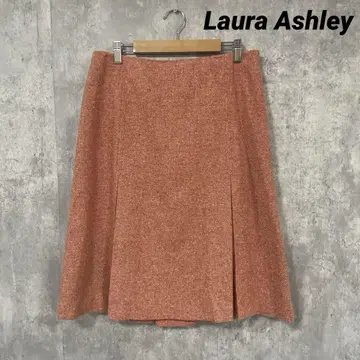 Laura Ashley 로라 애슐리 미디 스커트 실크 100% M
