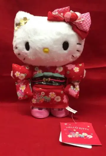 산리오 키티 기모노 봉제 인형