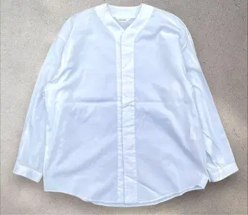 DIGAWEL BASEBALL SHIRT / PIN OX 화이트