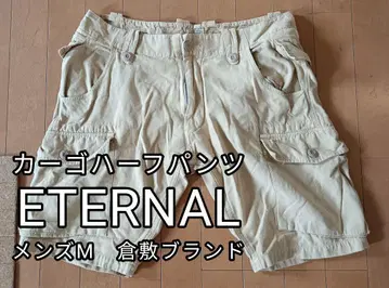 ETERNAL 카고 하프 팬츠 남성용 M 베이지 쿠라시키