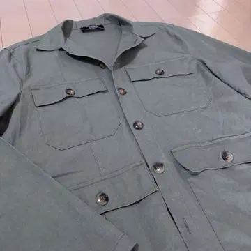셔츠 자켓 린넨 코튼