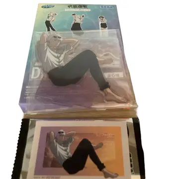 주술회전 세가 럭키 쿠지 D상 스티커 고죠 사토루 세트