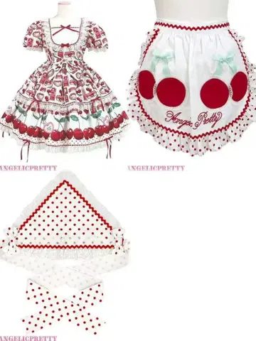 Angelic pretty Cherry Jam Label 3개 세트