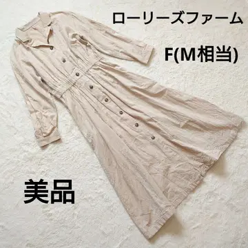 새상품급 로리즈팜 베이지 캐주얼 셔츠 원피스 F(M 상당)
